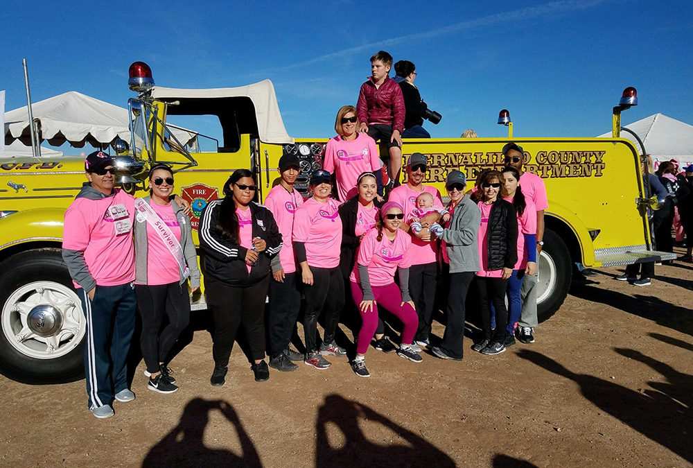Duke City Cares Participates in Brease Cancer Walk